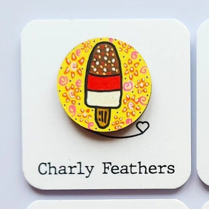 fab lolly painted on mall needle minder 