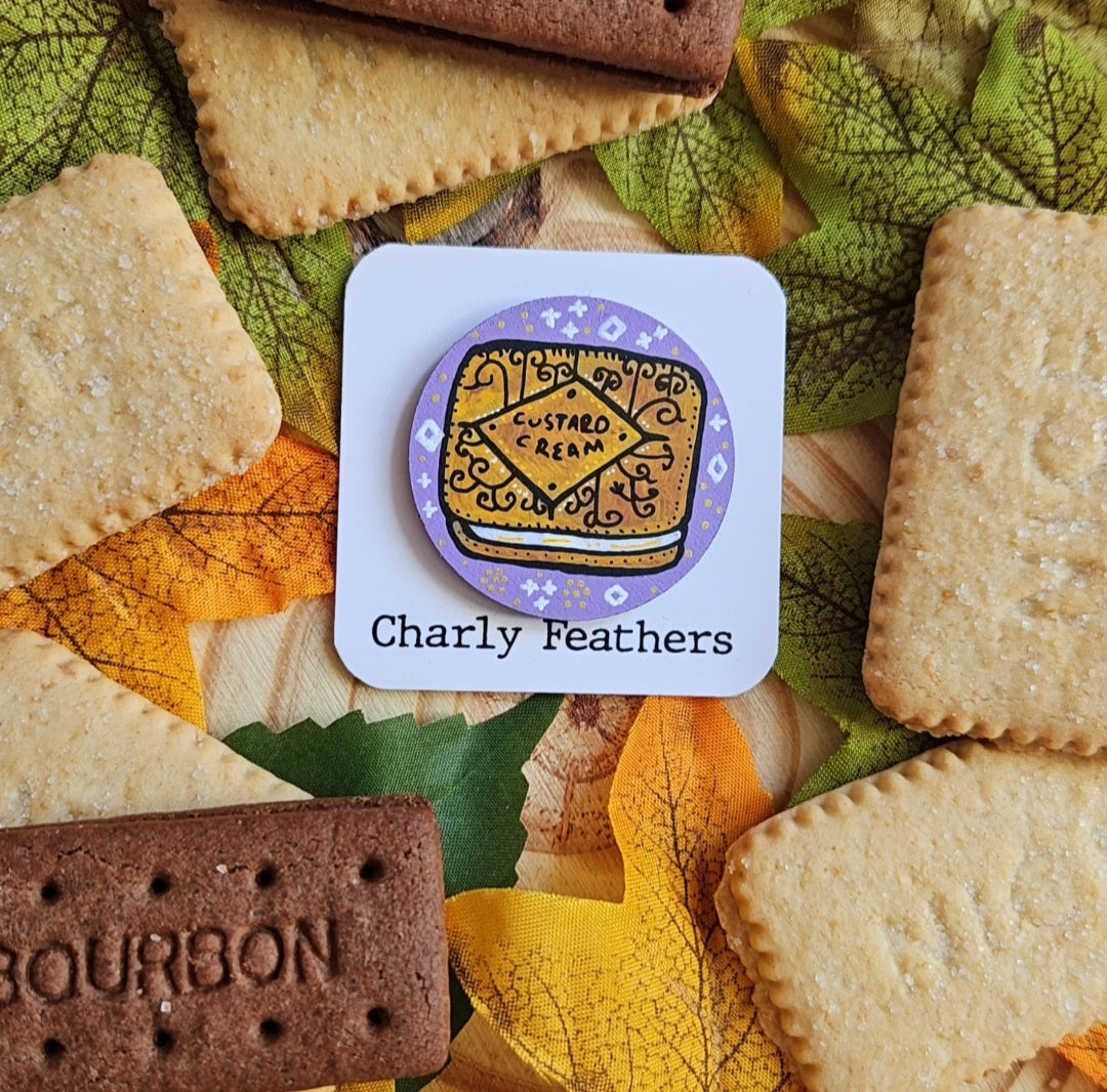 Custard Cream biscuit
