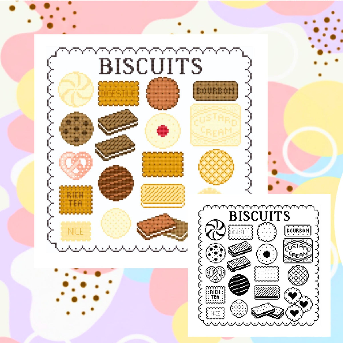 Custard Cream biscuit